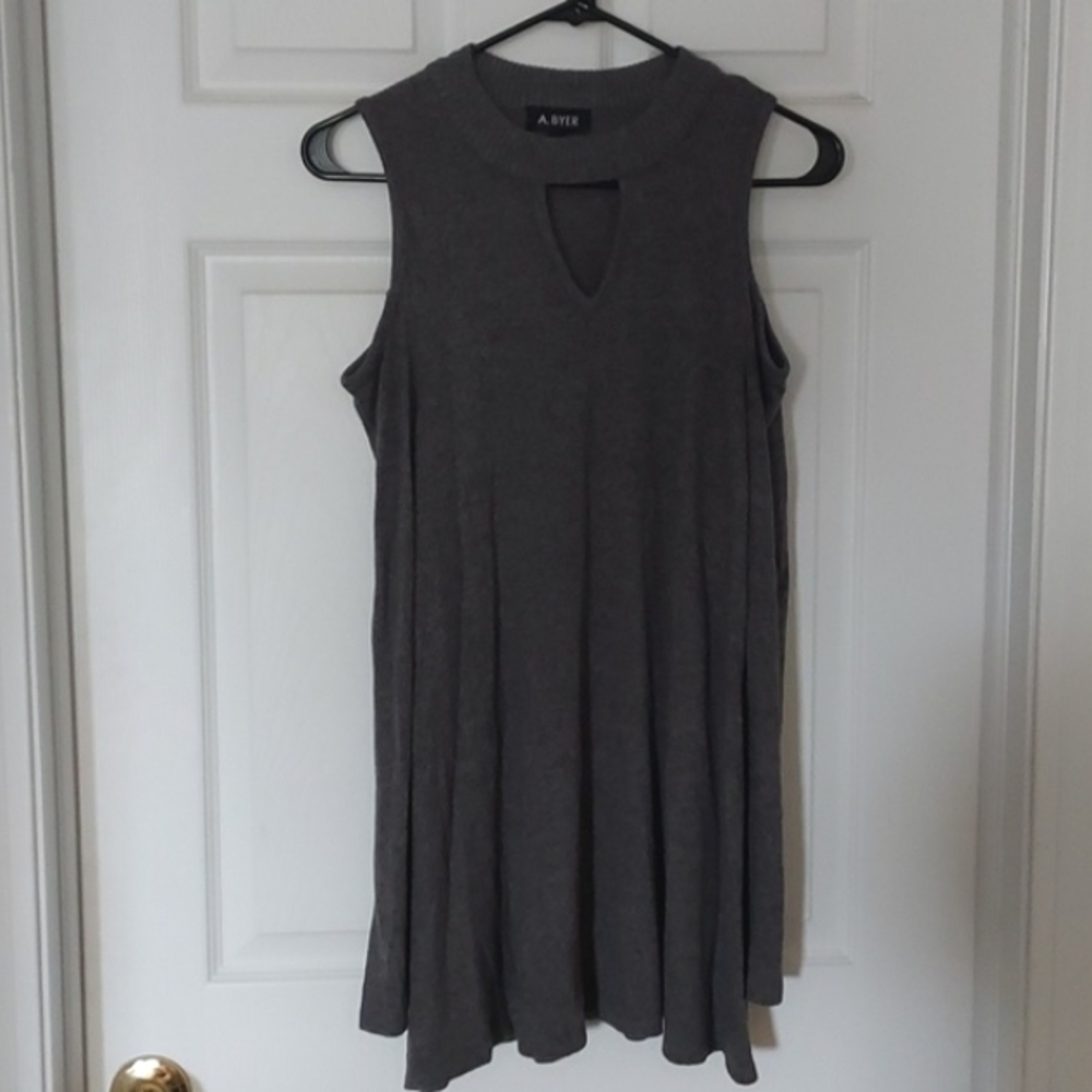 A. BYER Cold Shoulder Top